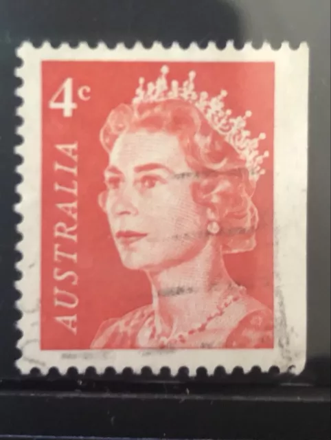 queen elizabeth ii, 1966 Australian 4c Stamp