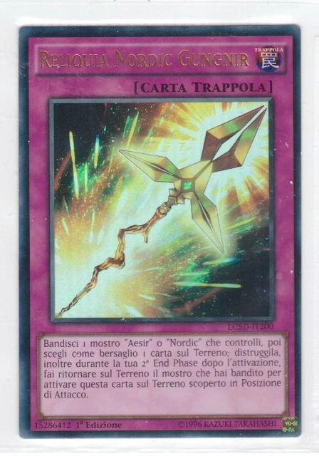 Yu-Gi-Oh! Nordic Relic Gungnir - Ultra Rare 1st Edition Trap Card (LC5D-EN200) - View #13