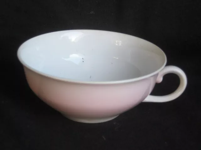 Zeh Scherzer Art Deco Spritzdekor BAUHAUS Teetasse 1tlg Rosa- grau RAR + TOP