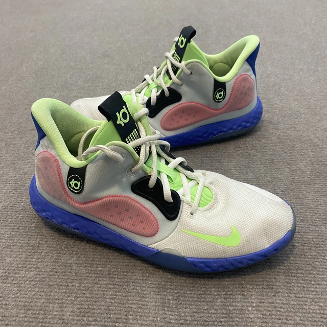Nike KD Trey 5 VII GS Sneakers Youth Size 7Y White Lime Royal Athletic Shoes