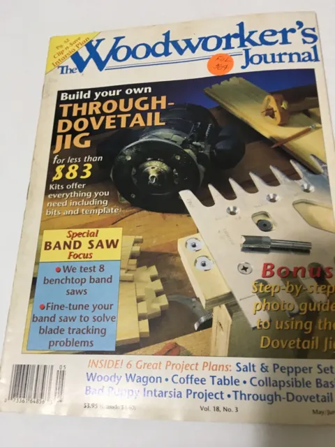 Woodworker's Journal May June 1994 Volume 18 Number 3 Back Issue Magazine