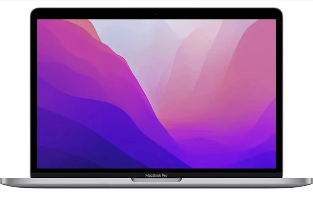 Nuovissimo chip Apple Macbook Pro 13 pollici 2022 A2338 M2 8 GB 256 GB unità di memoria a stato solido grigio siderale