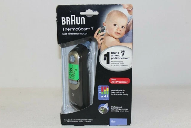 Braun ThermoScan 7 Age Precision Digital Ear Thermometer for Babies/Kids IRT6520