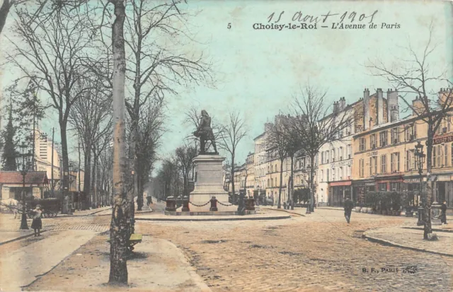 Cpa 94 Choisy Le Roi Avenue De Paris