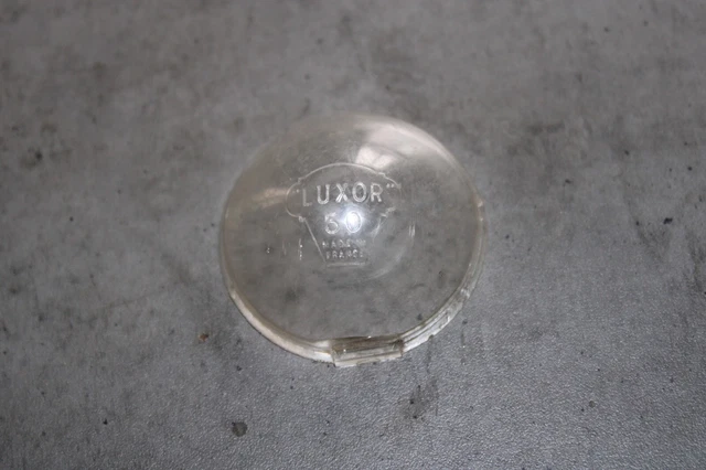 Vitre plastique phare Soubitez 99,5 mm Mobylette Motobécane neuve ancien stock