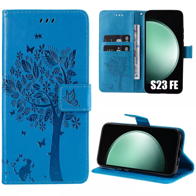 Coque Housse pour Samsung Galaxy S23 FE S22 Ultra S21 FE S20 FE Motif Arbre