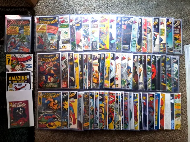 HUGE Amazing Spiderman Collection Of 69 Comics Key Issues 1st App and more HUGE