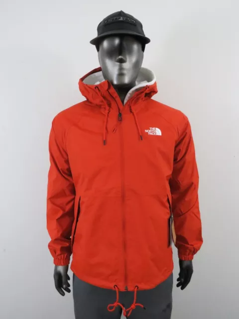 Mens The North Face Antora Dryvent Waterproof Hoodie Rain Jacket - Rusted Bronze