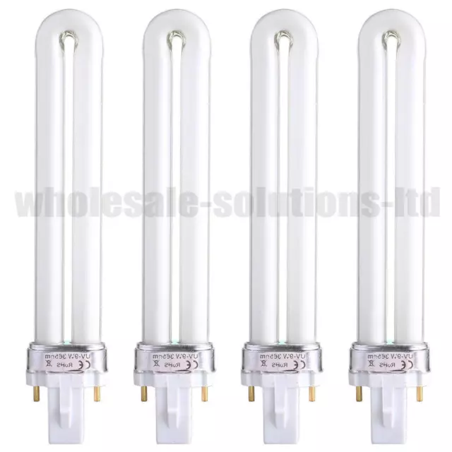 9w Uv Lamp Tube Light Bulbs CCO Gel Nail Art Dryer Replacement Curing Bulb