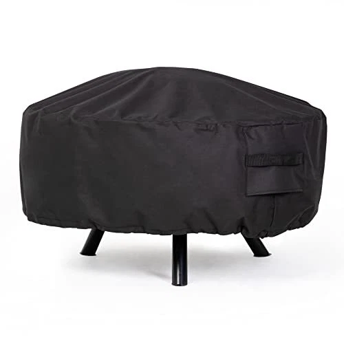Fire Pit Cover Round for Fire Pit 28- 30 Inch, Waterproof Outdoor Fire Pit