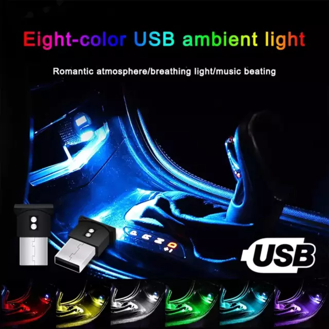 RGB LED USB Stick Auto Nachtlicht PC Laptop Licht Leuchte Beleuchtung- SALE