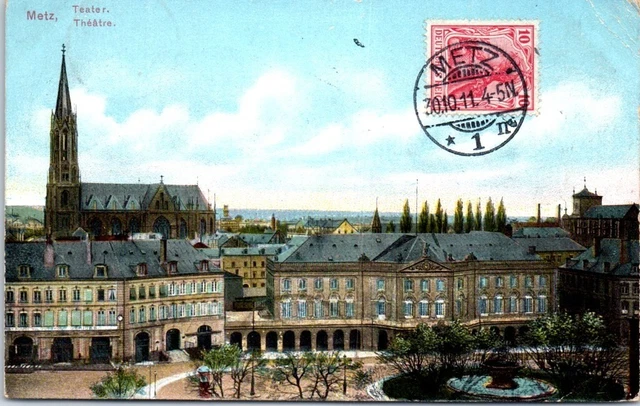 57 METZ - vue sur le theatre