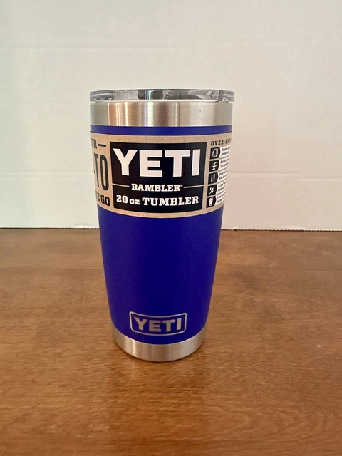 Yeti Rambler Stainless Steel Vacuum Insulated Tumbler - Offshore Blue, 20oz...