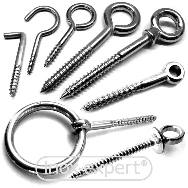 QWORK 20 Cinghie A Occhiello In Acciaio Inox 304 Per Kayak - 4mm Con 40 Viti - Deck Loops Per Canoa