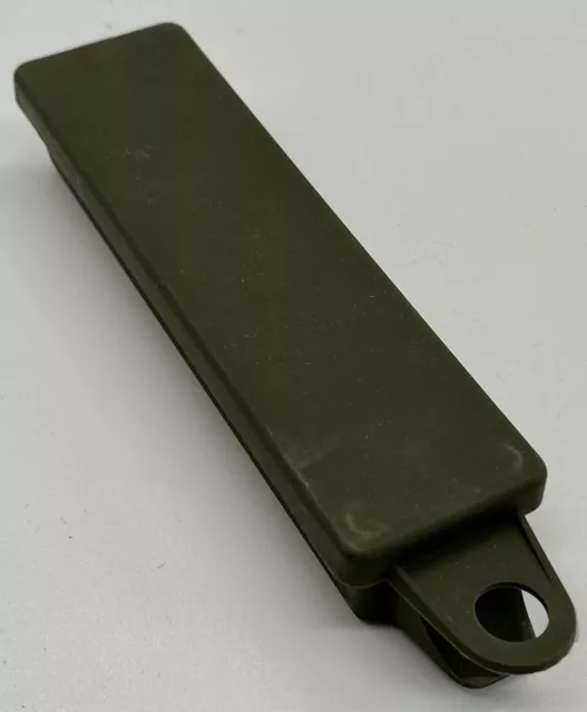 British Military Issue Olive Green Plastic EPI Pen Survival Case