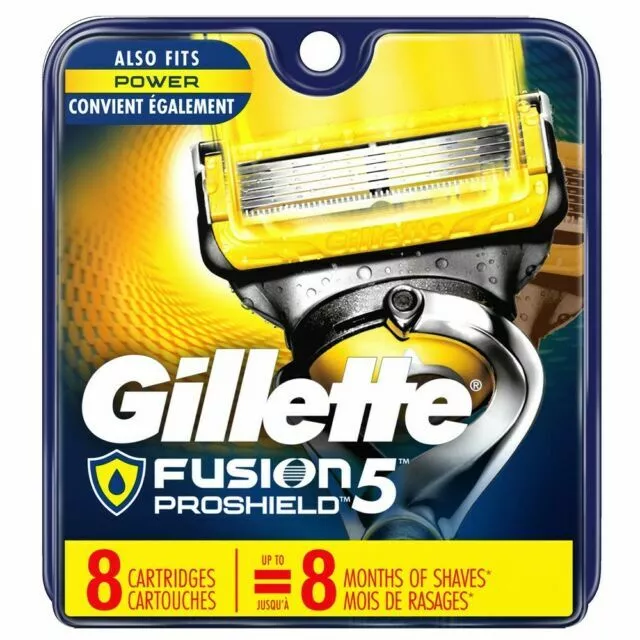 8 cartuchos Gillette PROGLIDE Shield ~ HECHO EN EE. UU. ~ ORIGINAL