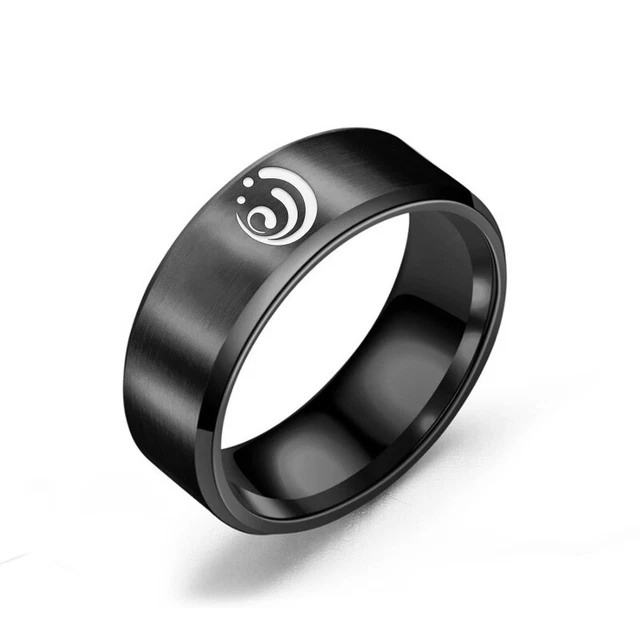 Genshin Impact Hydro Fashion Cosplay Couple Finger Ring Accessories Gift #4