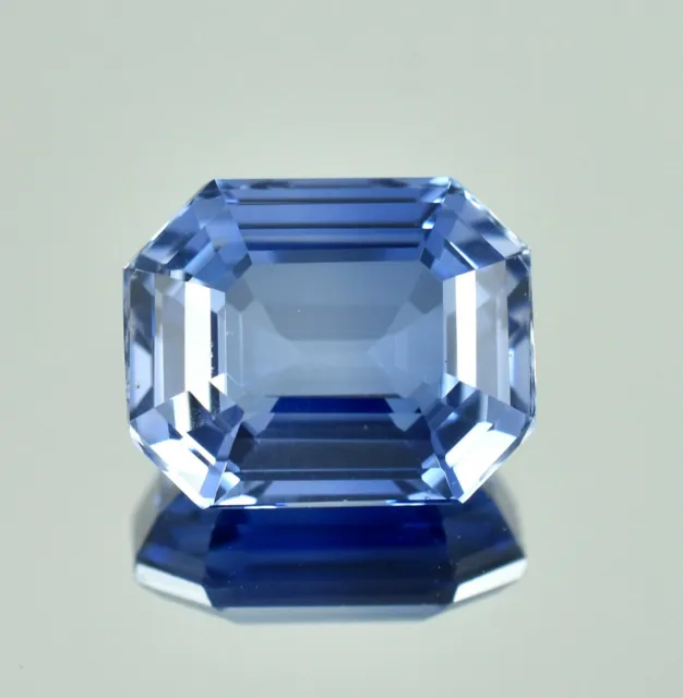 AAA 9.60 CT Naturel sans Défaut Kashmiri Saphir Bleu Radiant Coupe Desseré Gemme
