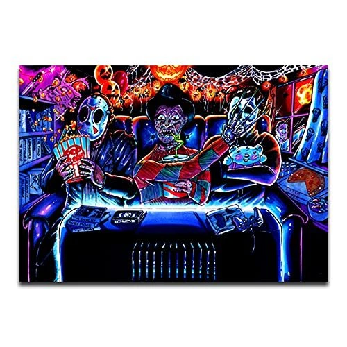 Horror Poster Movie Unframed 12x18 Michael Myers Freddy Krueger Jason Voorhees