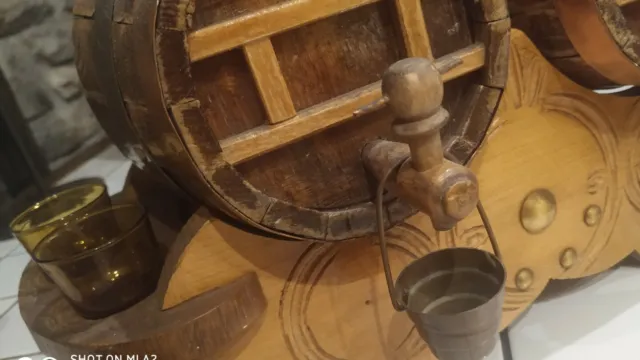 Barriles de Madera Roble de los Años 70 Brandy Coñac Colección Wooden barrel old 3