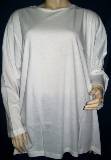 TEE SHIRT LONG BLEU BONHEUR. Ouverture chaque cote 14 cm. Taille 56. Neuf EUR 12 99 PicClick FR