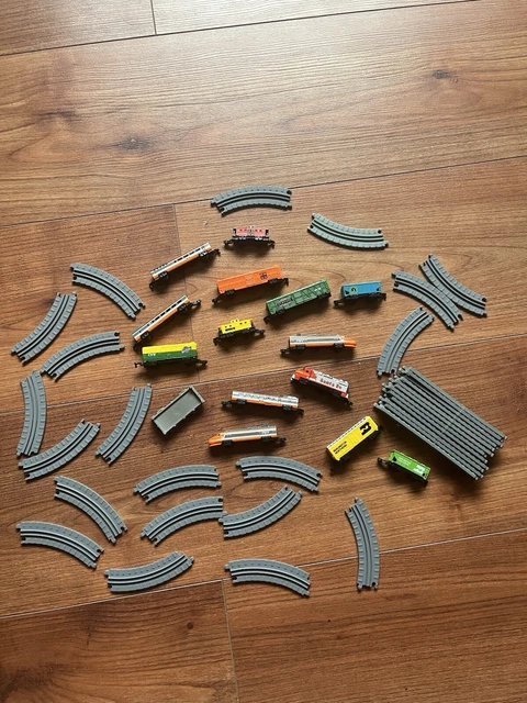Jouet Vintage Micro Machines Locomotive Train Caboose Type 1 Santa Fé
