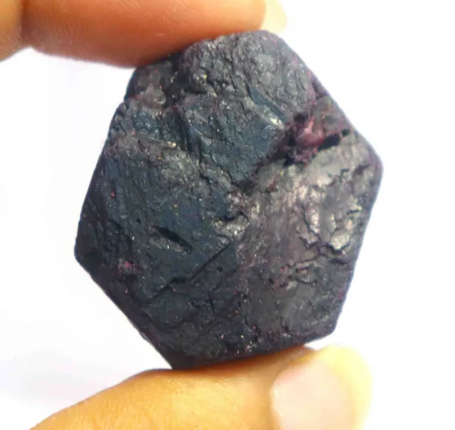 218.85 Carat Certifié Naturel Africain Bleu Saphir 35mm Pierre Précieuse VP1783