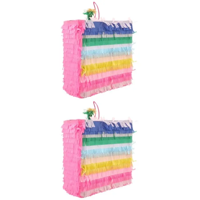 Kit de piñata de unicornio grande con venda y palo para decoración de  fiesta de cumpleaños de niñas (20 x 14 x 5 pulgadas) : :  Juguetes y Juegos