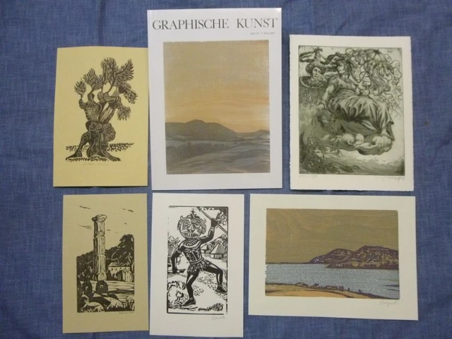 Graphische Kunst Heft 28 / 1. Heft 1987 Ausgabe B mit Originalgraphik-Beilagen V