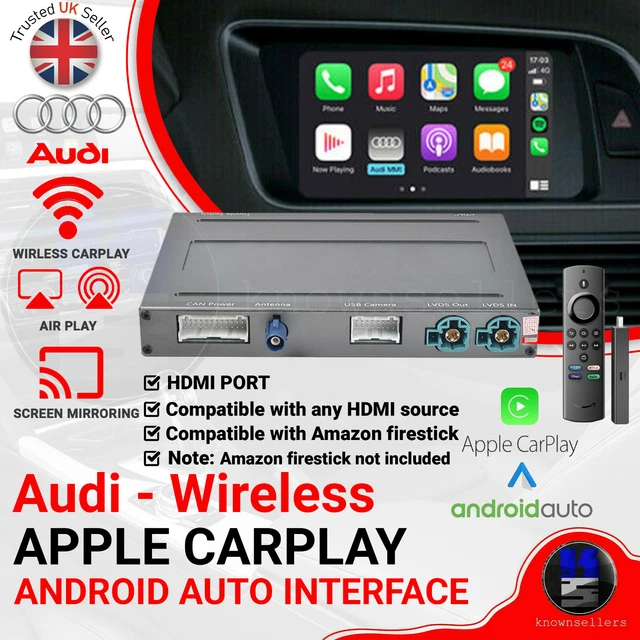 AUDI WIRELESS APPLE Carplay Android Auto Interface Retrofit A4 A5 S4 S5