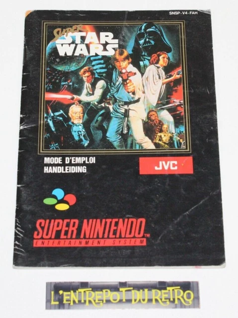 ++ notice / mode d'emploi du jeu super nintendo SUPER STAR WARS - FAH ++