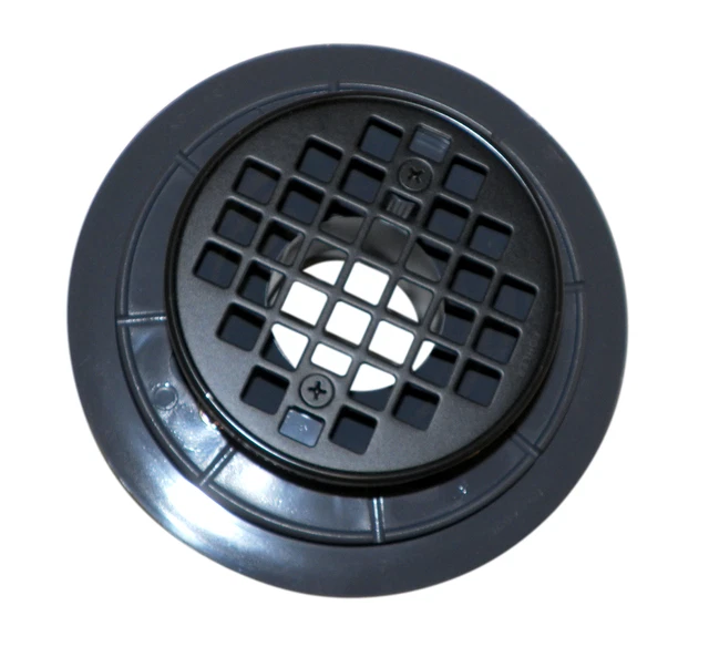 Kohler K-9135-BL Clearflo Diseño Redondo Tile-In Ducha Drain- Negro Mate