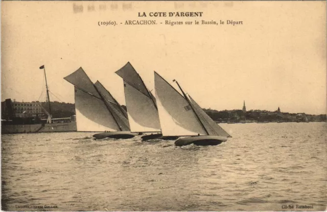 CPA ARCACHON-Régates sur le Bassin le Départ (27945)