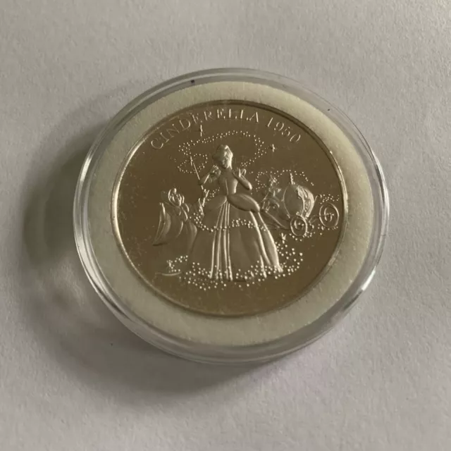 Cinderella 1950 ￼Disney coin, .999 Silver 1oz MASTERPIECES