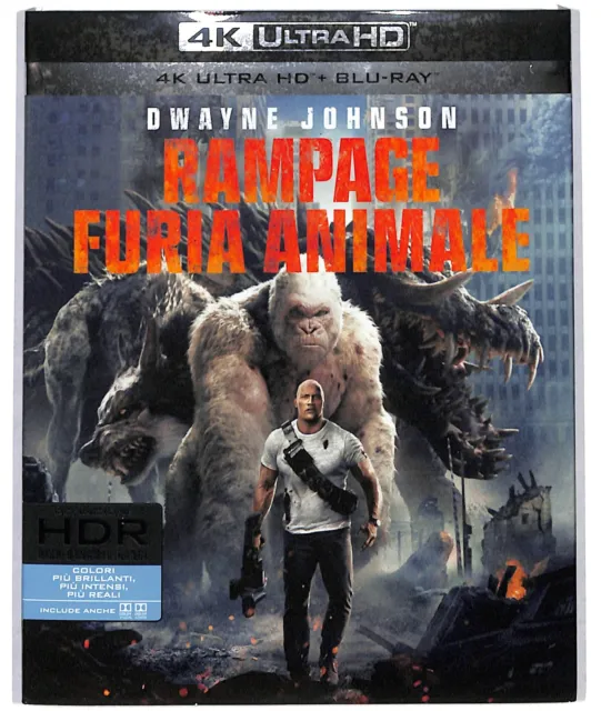 EBOND Rampage - Furia Animale 4k Ultra Hd + BLURAY D723863