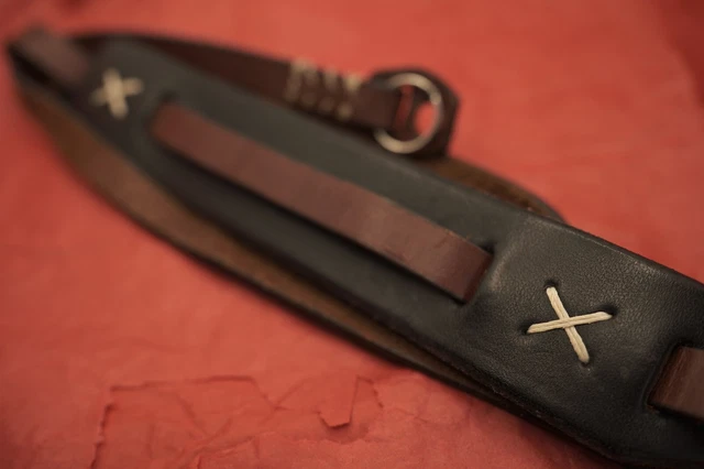 Cub & Co. Shooter Camera Strap Brown Leather