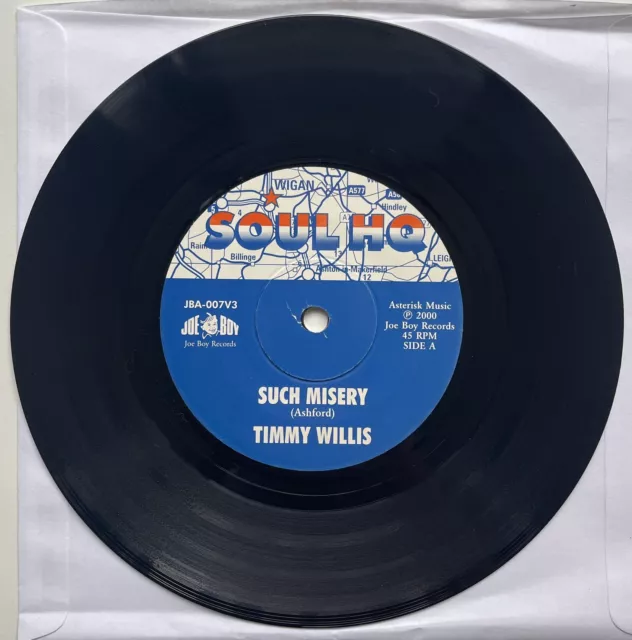 TIMMY WILLIS SUCH MISERY  UK SOUL HQ 1-Sided NORTHERN SOUL - NM