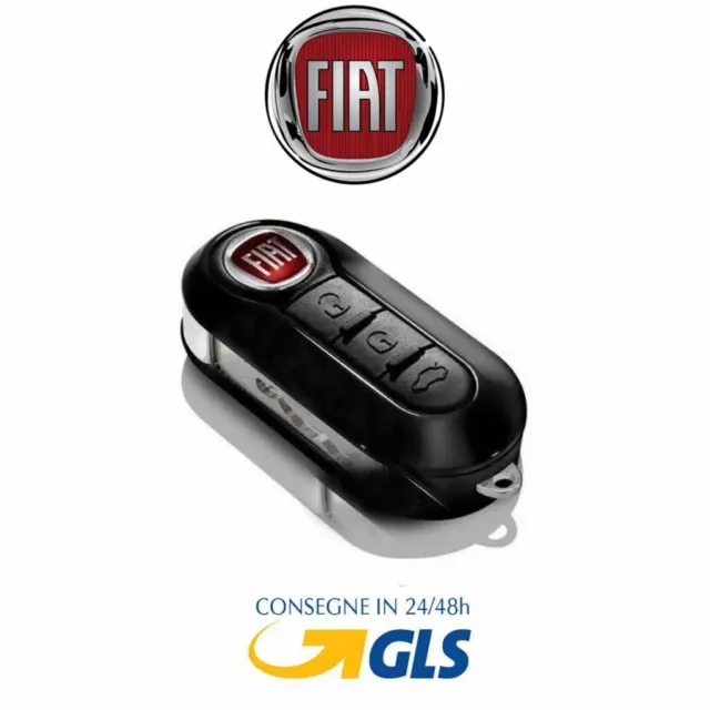 Cover Mando Llave Control Remoto Fiat 500 Delta Punto Panda Bravo Sin Logo NX