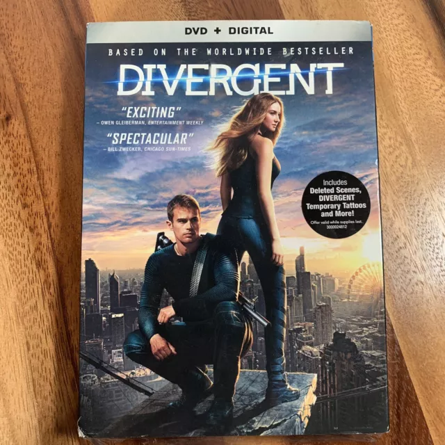 Divergent DVD and Digital 2014 new and sealed