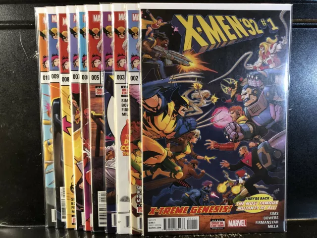 COMPLETE X-Men '92 #1 2 3 4 5 6 7 8 9 10 (2016 Marvel) #1-10 - We Combine Ship