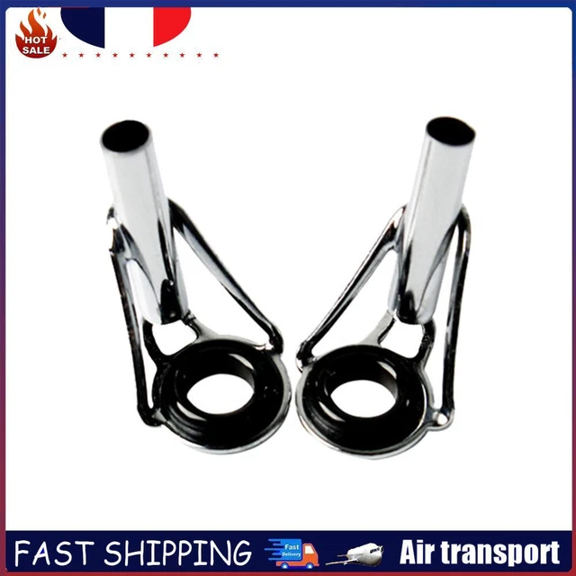 FUJI IGMNST Guide 2 pièces cadre en or SIC anneau tige composant de construction canne à pêche réparation bricolage accessoire  18