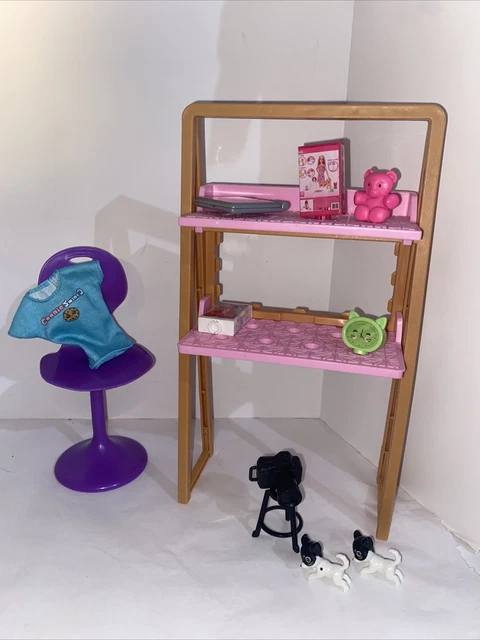 BARBIE OFFICIAL COOKIE Swirl C Playset Mattel Pink Bear NIB New in