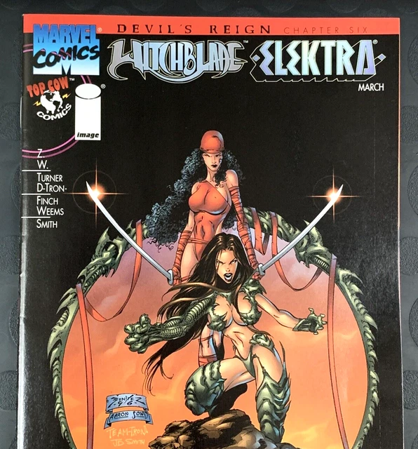 Marvel Top Cow Comic Book Devil's Reign Vol 1 No. 1  Mar 1997 Witchblade Electra