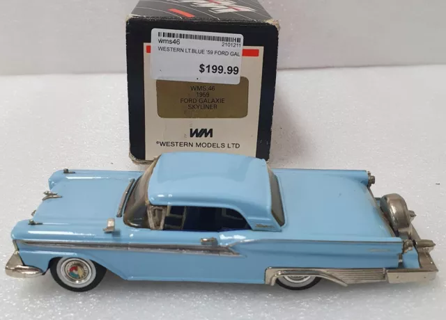 WESTERN MODELS 1/43 Scale WMS46 - 1959 Ford Galaxie Skyliner 