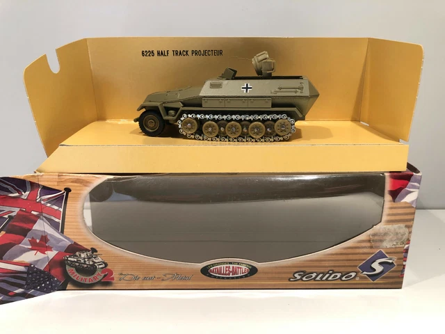 その他 Solido No.6225 Half Track Projecteur Véhicule Militaire Solido Solido Militaire – Half Track Projecteur