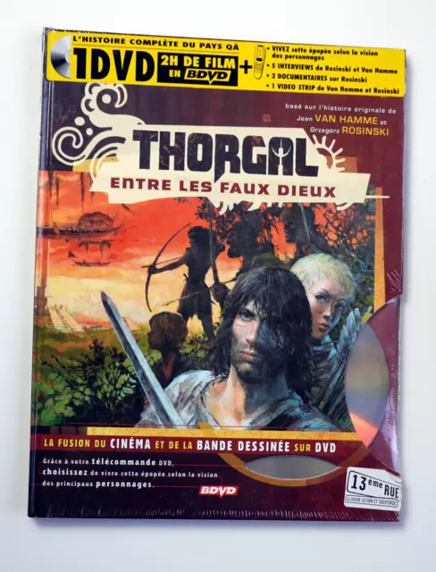 Thorgal  Entre les Faux Dieux ROSINSKI Van HAMME  BDVD avec DVD 2005 EO neuf