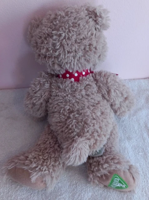 EARLY LEARNING CENTRE Teddy Bear Beige Spotty Bow Plush 2014 ELC £7.99 ...