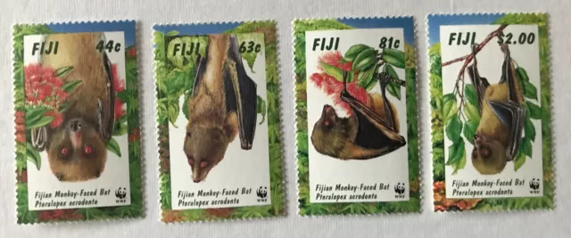 FIJI Scott's 797-600 Fijian Monkey-faced Bat F/VF, 1997, Complete Set, MNH