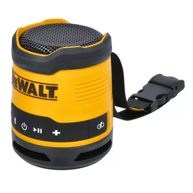 DeWalt DCR009-XJ 3.7V 86dB Cordless Compact Bluetooth USB Rechargeable Speaker 2