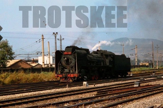 35mm Slide CR China Chinese Railways Steam Loco JS 5729 1990 Original